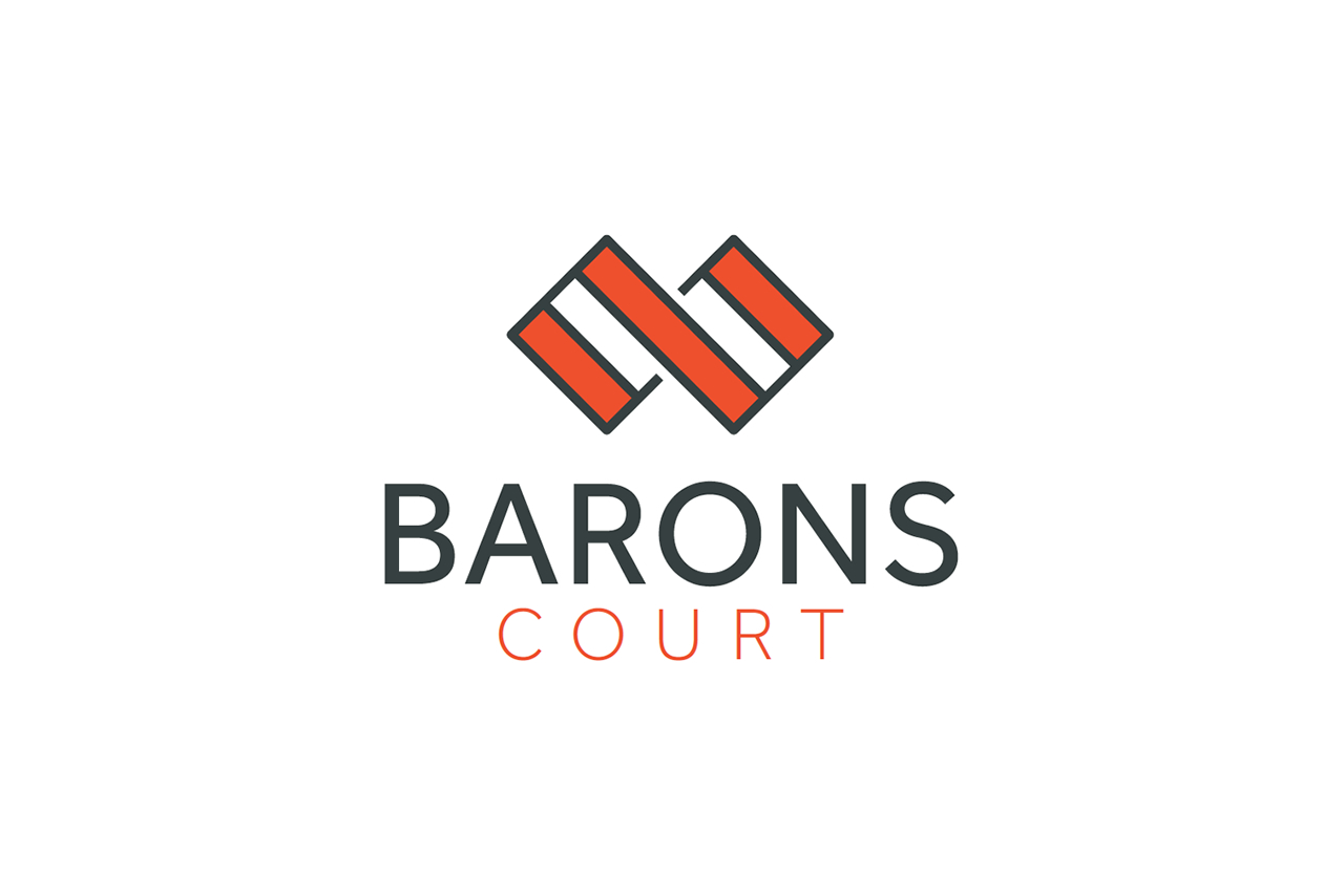 Barons Court Logo Design