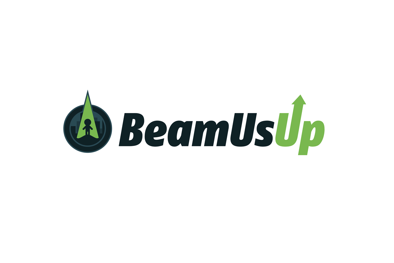 Beam Us Up Logo Design