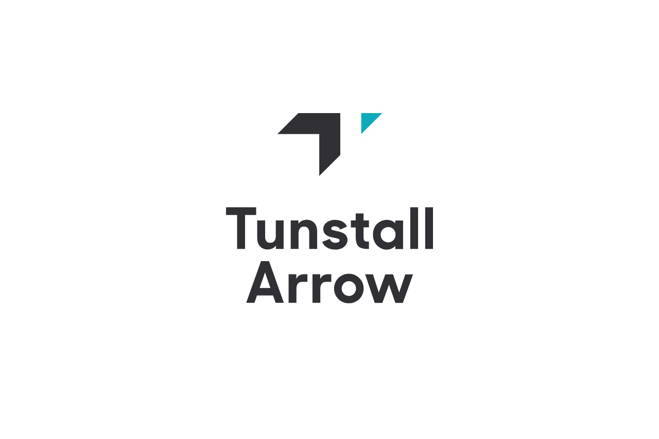 Tunstall Arrow Logo Design